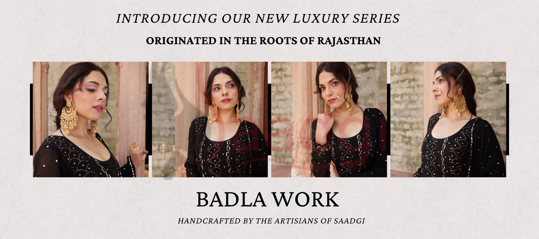 "Discover the Timeless Elegance of Badla Work Anarkali: Handcrafted Heritage from Rajasthan"