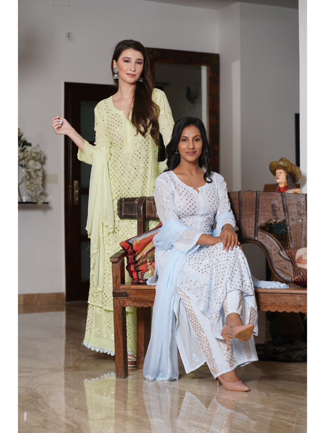 gotta patti premium suits authentic chikankari 