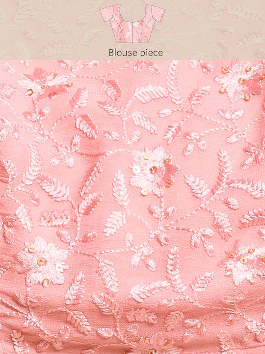 organza sarees, designed by saadgi , alia bhatt inspired saree, party wear sarees, organza sarees, chicken, chickenkari, chicken saree, lucknowi chikankari saree, saree