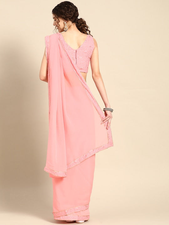 organza sarees, designed by saadgi , alia bhatt inspired saree, party wear sarees, organza sarees, chicken, chickenkari, chicken saree, lucknowi chikankari saree, saree