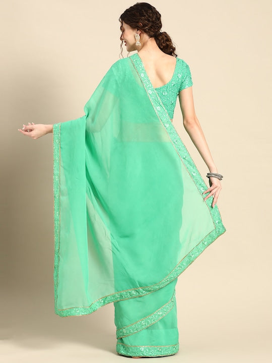 organza sarees, designed by saadgi , alia bhatt inspired saree, party wear sarees, organza sarees, chicken, chickenkari, chicken saree, lucknowi chikankari saree, saree