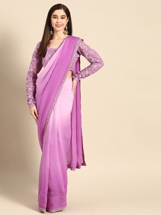 white organza saree,ombre organza saree, organza embroidery saree online, rising border saree, multicolour organza saree,organza zardosi saree,chikankari sarees,saree for farewell party,myntra saree party wear,saree for women party wear, party wear sarees, organza sarees, chicken, chickenkari, chicken saree, lucknowi chikankari saree, saree
