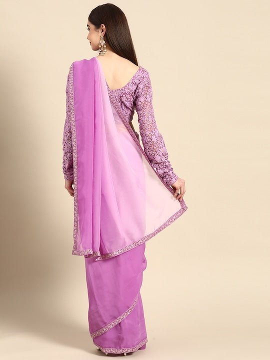 white organza saree,ombre organza saree, organza embroidery saree online, rising border saree, multicolour organza saree,organza zardosi saree,chikankari sarees,saree for farewell party,myntra saree party wear,saree for women party wear, party wear sarees, organza sarees, chicken, chickenkari, chicken saree, lucknowi chikankari saree, saree