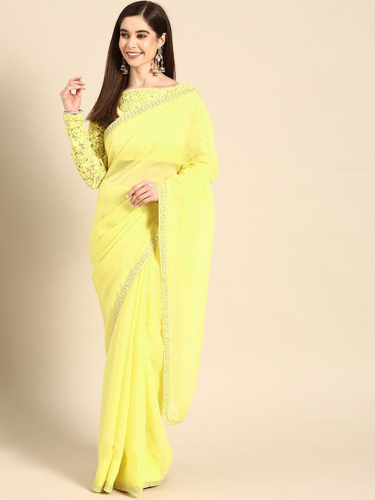 white organza saree,ombre organza saree, organza embroidery saree online, rising border saree, multicolour organza saree,organza zardosi saree,chikankari sarees,saree for farewell party,myntra saree party wear,saree for women party wear, party wear sarees, organza sarees, chicken, chickenkari, chicken saree, lucknowi chikankari saree, saree